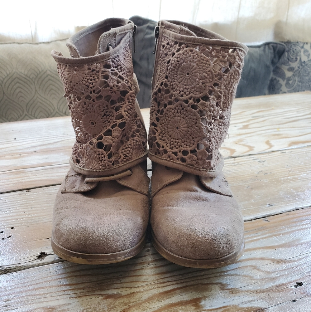 Tan not rated ankle boot
